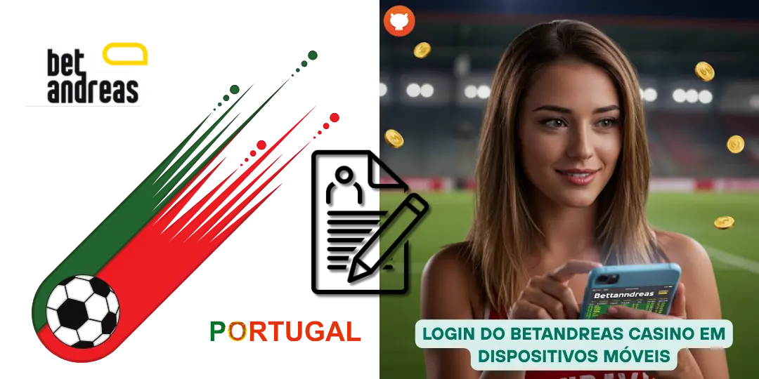 Login do Betandreas Casino em dispositivos móveis